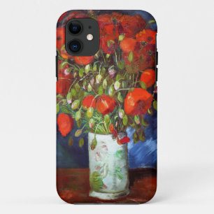 Vincent Van Gogh Vaas met Rode Klaprozen Fijne Kun Case-Mate iPhone Case