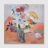 Vincent van Gogh - Vaas met rozen & anemoon (Voorkant)