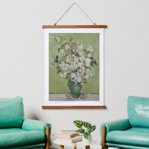 Vincent van Gogh, Vaas met Rozen, Rozen in de vaas Hangend Wandkleed