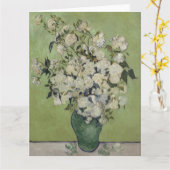 Vincent van Gogh, Vaas met Rozen, Rozen in de vaas Kaart (Gele Bloem)