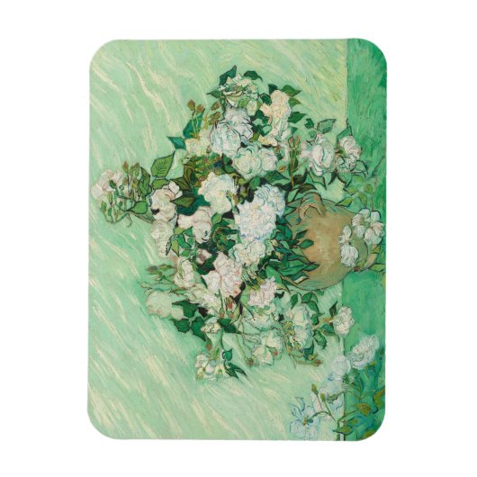 Vincent van Gogh, Vaas met Rozen, Rozen in de vaas Magneet (Verticaal)