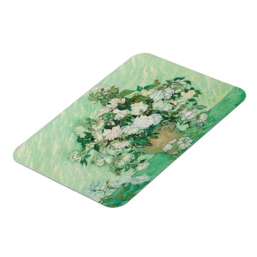 Vincent van Gogh, Vaas met Rozen, Rozen in de vaas Magneet (Linkerzijde)