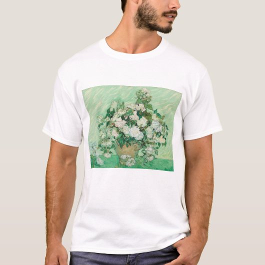 Vincent van Gogh, Vaas met Rozen, Rozen in de vaas T-shirt (Voorkant)