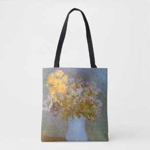 Vincent van Gogh Vaas met Sering, Margrieten, Anem Tote Bag
