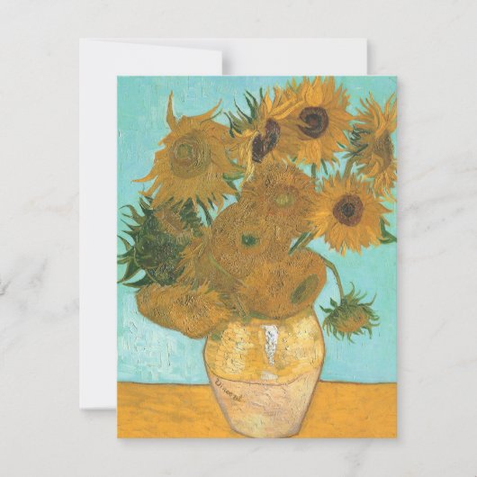 Vincent van Gogh - Vaas met twaalf zonnebloemen (Voorkant)