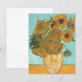 Vincent van Gogh - Vaas met twaalf zonnebloemen (Voorkant / Achterkant)