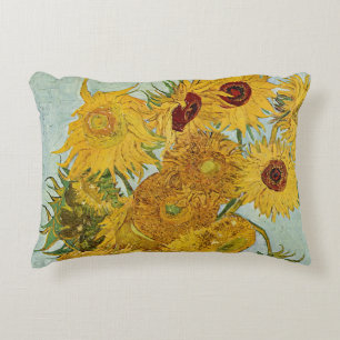 Vincent Van Gogh - Vaas met twaalf zonnebloemen Accent Kussen
