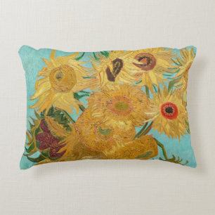 Vincent Van Gogh - Vaas met twaalf zonnebloemen Accent Kussen