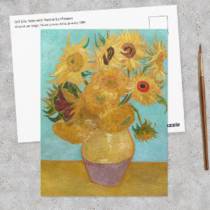 Vincent Van Gogh - Vaas met twaalf zonnebloemen Briefkaart