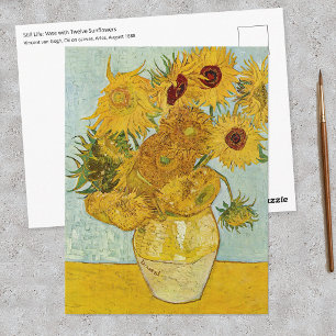 Vincent Van Gogh - Vaas met twaalf zonnebloemen Briefkaart