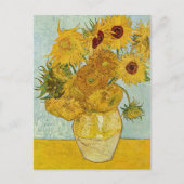 Vincent Van Gogh - Vaas met twaalf zonnebloemen Briefkaart (Voorkant)