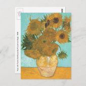 Vincent van Gogh - Vaas met twaalf zonnebloemen Briefkaart (Voorkant / Achterkant)