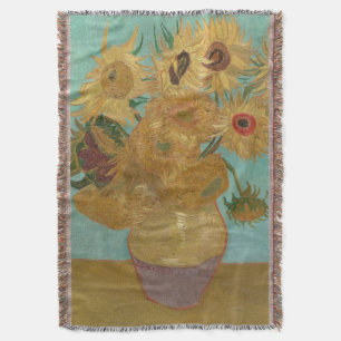 Vincent van Gogh - Vaas met twaalf zonnebloemen Deken