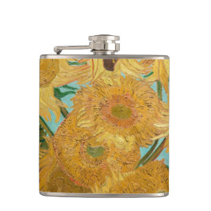 Vincent Van Gogh - Vaas met twaalf zonnebloemen Heupfles