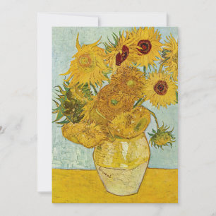 Vincent Van Gogh - Vaas met twaalf zonnebloemen Kaart