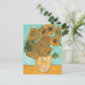 Vincent van Gogh - Vaas met twaalf zonnebloemen Kaart (Staand voorkant)