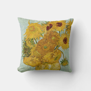 Vincent Van Gogh - Vaas met twaalf zonnebloemen Kussen