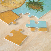 Vincent van Gogh - Vaas met twaalf zonnebloemen Legpuzzel (Zijkant)