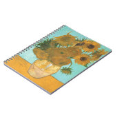 Vincent van Gogh - Vaas met twaalf zonnebloemen Notitieboek (Linkerzijde)