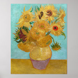 Vincent Van Gogh - Vaas met twaalf zonnebloemen Poster
