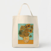 Vincent van Gogh - Vaas met twaalf zonnebloemen Tote Bag (Voorkant)