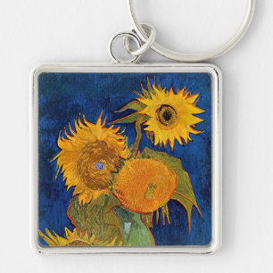 Vincent van Gogh - Vaas met vijf zonnebloemen Sleutelhanger