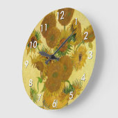 Vincent van Gogh - Vaas met vijftien zonnebloemen Grote Klok (Hoek)