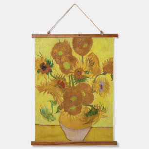 Vincent van Gogh - Vaas met vijftien zonnebloemen Hangend Wandkleed