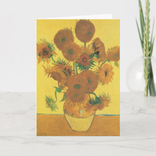 Vincent van Gogh - Vaas met vijftien zonnebloemen Kaart