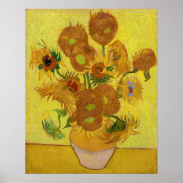 Vincent van Gogh - Vaas met vijftien zonnebloemen Poster
