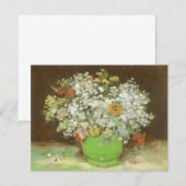 Vincent van Gogh - Vaas met Zinnia's en bloemen (Voorkant / Achterkant)