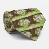 Vincent van Gogh - Vaas met Zinnia's en bloemen Stropdas (Opgerold)