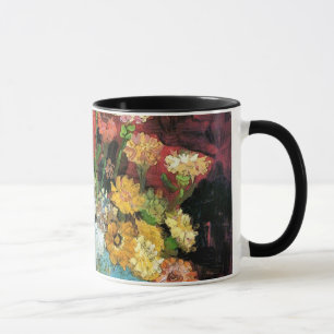Vincent Van Gogh - Vaas met zinnias Kunstwerk Mok
