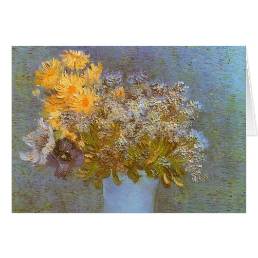 Vincent van Gogh Vaas van Lilacs, Daisies, Anemone (Voorkant Horizontaal)