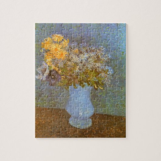 Vincent van Gogh Vaas van Lilacs, Daisies, Anemone Legpuzzel (Verticaal)
