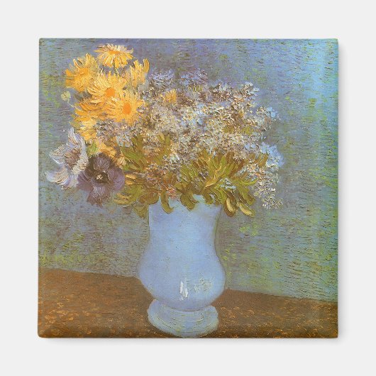 Vincent van Gogh Vaas van Lilacs, Daisies, Anemone Magneet (Voorkant)