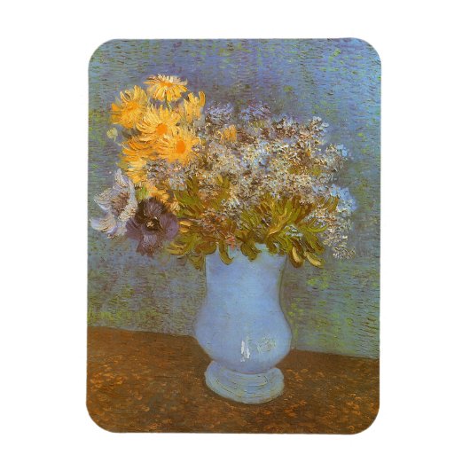Vincent van Gogh Vaas van Lilacs, Daisies, Anemone Magneet (Verticaal)