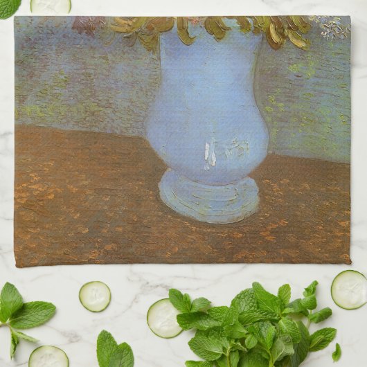 Vincent van Gogh Vaas van Lilacs, Daisies, Anemone Theedoek (Gevouwen)