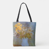 Vincent van Gogh Vaas van Lilacs, Daisies, Anemone Tote Bag (Achterkant)