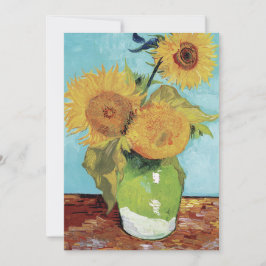 Vincent Van Gogh Vaas Zonnebloemen Kunst Kaart