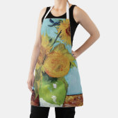 Vincent Van Gogh Vaas Zonnebloemen Kunst Schort (Insitu)
