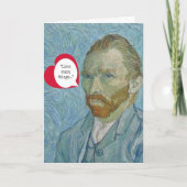 Vincent van Gogh Valentijn Feestdagen Kaart (Voorkant)