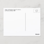 Vincent van Gogh - Vallei met ploeger Briefkaart (Achterkant)