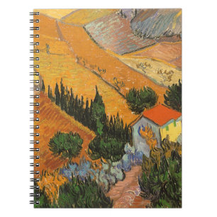 Vincent van Gogh - Vallei met ploeger Notitieboek