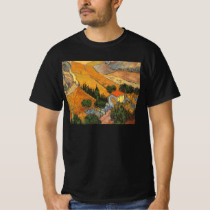 Vincent van Gogh - Vallei met ploeger T-shirt
