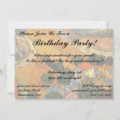 Vincent van Gogh - Vallei met ploegman Kaart (Achterkant)