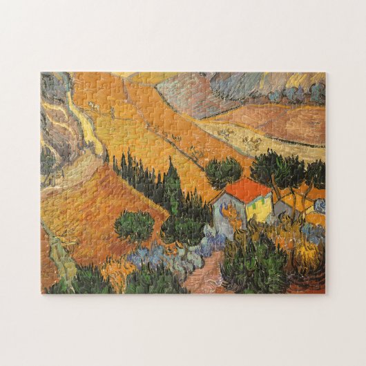 Vincent van Gogh - Vallei met ploegman Legpuzzel (Horizontaal)