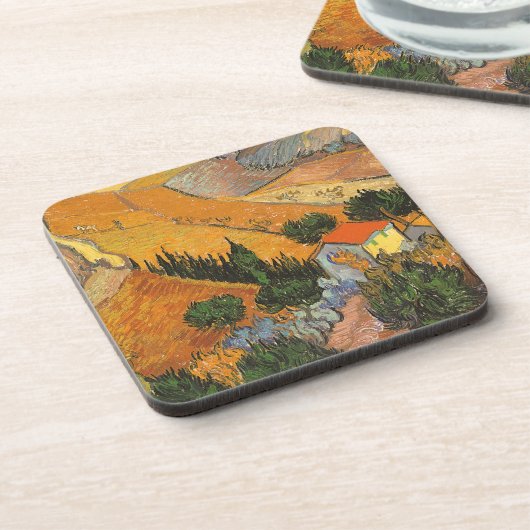 Vincent van Gogh - Vallei met ploegman Onderzetter (Linkerzijde)