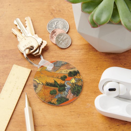 Vincent van Gogh - Vallei met ploegman Sleutelhanger (Bureau)
