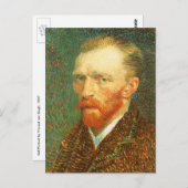 Vincent van Gogh - Van Gogh Zelfportret Briefkaart (Voorkant / Achterkant)